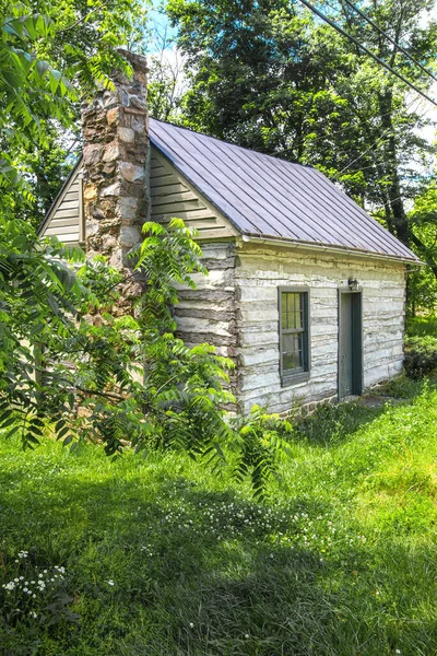 Waterford Virginia Usa June 2020 Old Log House Tradition 18Th — Stock Fotó