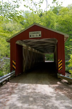 Pennsylvania 'da kapalı köprü Amerika' da doğal park