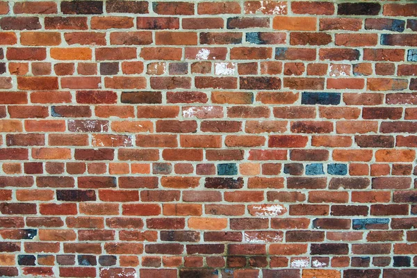 Old Brick Wall Red Bricks Background — Stock Photo, Image