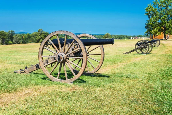 Cannone Della Guerra Civile Nel Parco Nazionale Monte Kennesaw Campo — Foto Stock