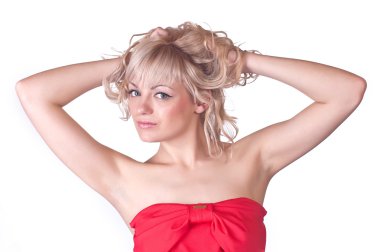 güzel kız sarışın