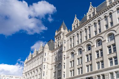 Washington 'da Pennsylvania Bulvarı' ndaki Eski Postane Pavyonu Tarihi Bina