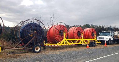 İnternet Ağ Yapımı ve İletişim için Endüstriyel Fiber Optik Kablo Davulları