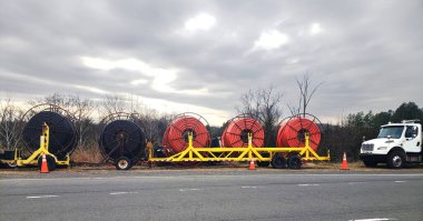 Virginia 'da Telekomünikasyon Fiber Optik Kablo Kurulumu