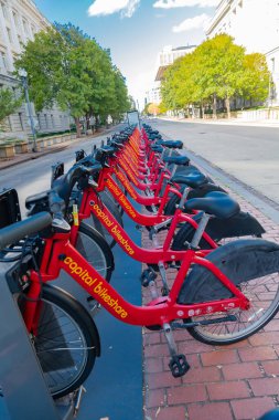 DC 'de kentsel bir ortamda bisiklet paylaşım sistemi