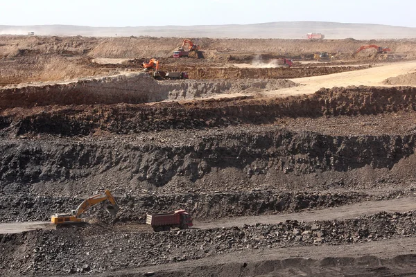 Erts in de open pit mining — Stockfoto