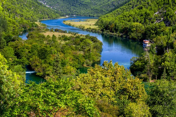 Vattenfallen krka — Stockfoto