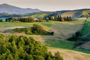 Toskana 'nın güzel manzarası
