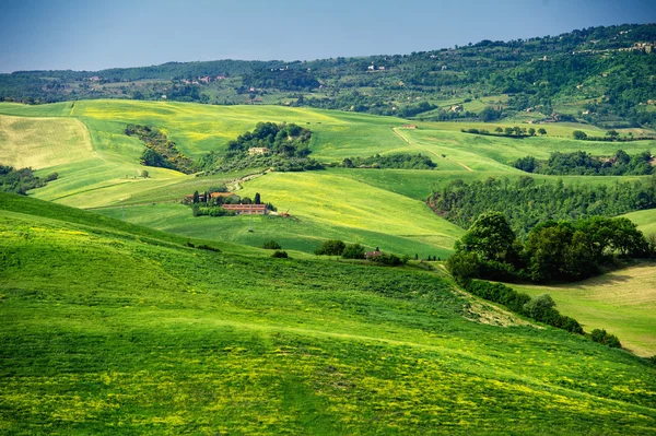 Hermoso paisaje en Toscana — Foto de Stock