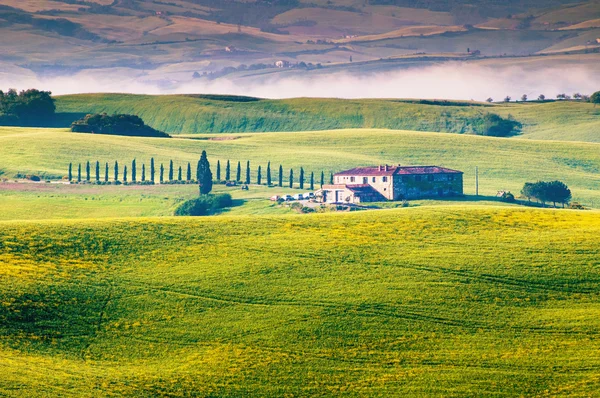 Landschap in Toscane-Italië — Stockfoto