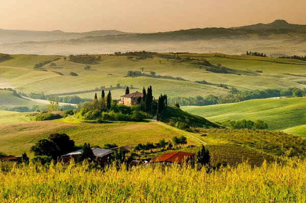 Landskap i Toscana-Italien — Stockfoto