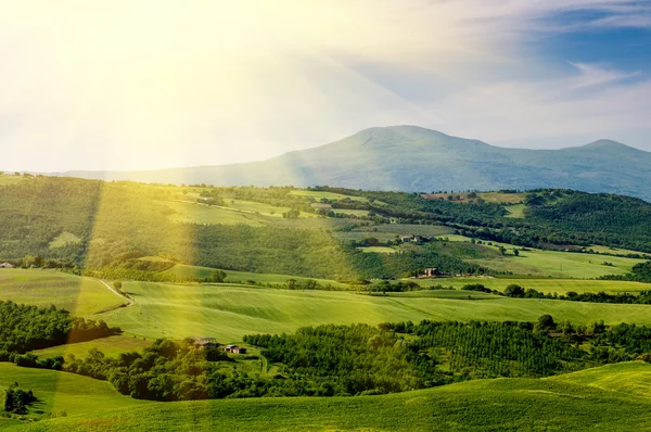 Paisaje en Toscana - Italia — Foto de Stock