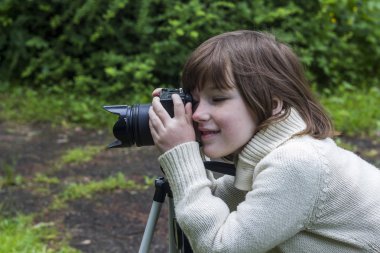 çekim küçük kız