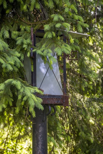 Antiguo poste de la lámpara —  Fotos de Stock
