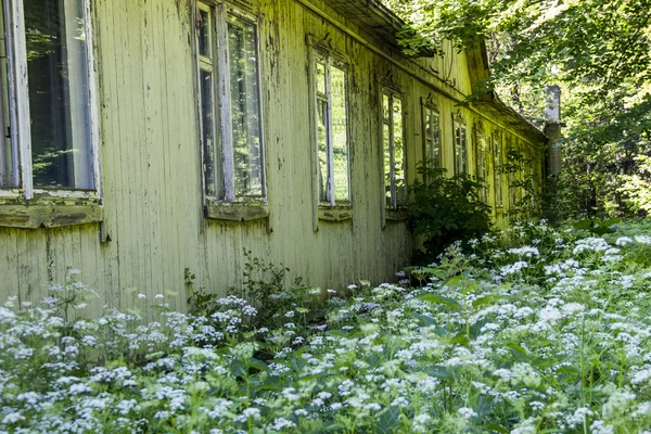 Casa de madeira abandonada — Fotografia de Stock