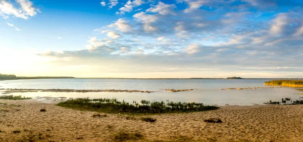 Ein Panoramablick Auf Den Svitiaz See Die Größte Gruppe Der — Stockfoto