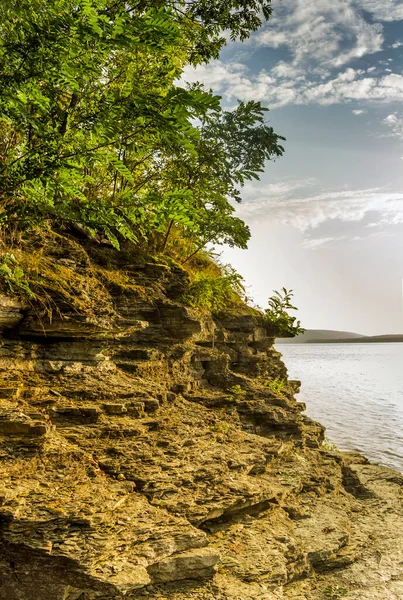 Bakota Bay Dnistrovske Reservoir Landscape Dnister River Podilski Tovtry National — 图库照片