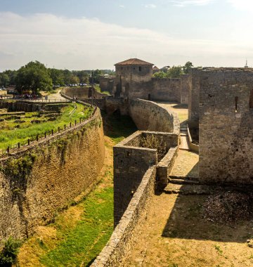 Ortaçağ Akkerman Kalesi Bilhorod-Dnistrovsky, Odessa bölgesi, Ukrayna