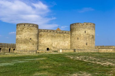 Ortaçağ Akkerman Kalesi Bilhorod-Dnistrovsky, Odessa bölgesi, Ukrayna