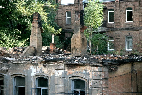 被拆除的建筑物 — 图库照片