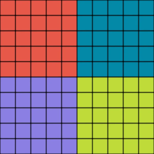 模糊的边界现代无缝模式的方格。多彩的矩形简单背景。矢量 — 图库矢量图片