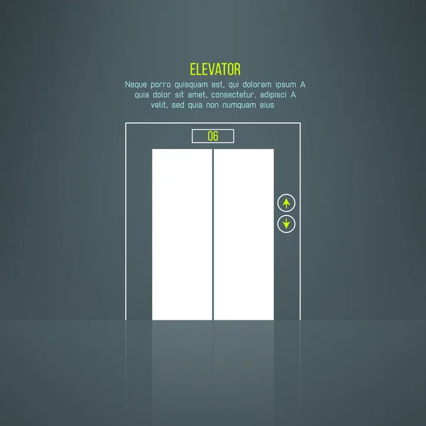 Modern bina çelik Asansör