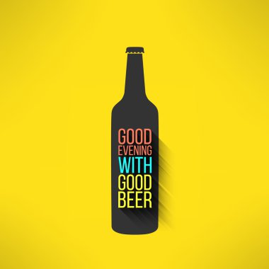 beer bottle design background clipart