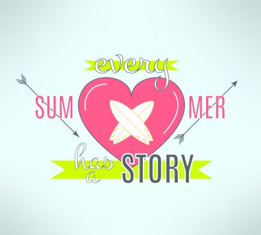 sörf yaz yazı tasarım.