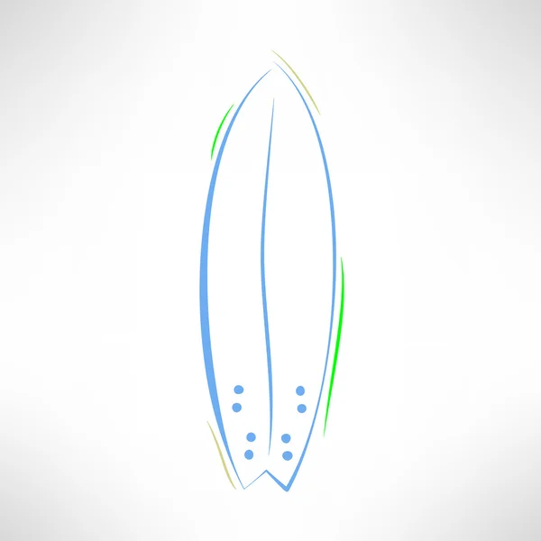 Surfboard El tasarım çizilmiş