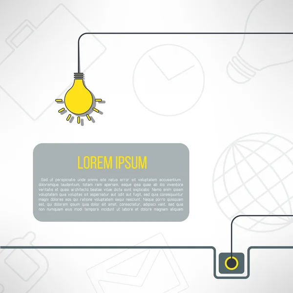 plug and socket with light bulb