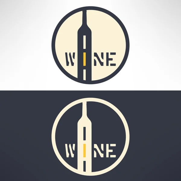 Vector logotipo da loja de vinho —  Vetores de Stock