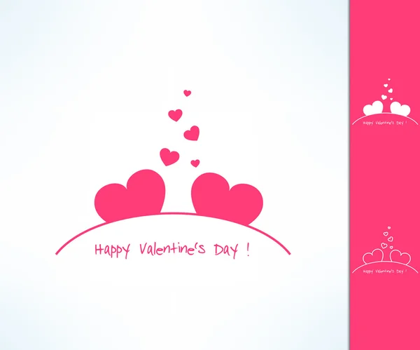 Set of vector valentines couple — Stock Vector