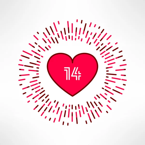 Vector Valentines Heart — Stockvector