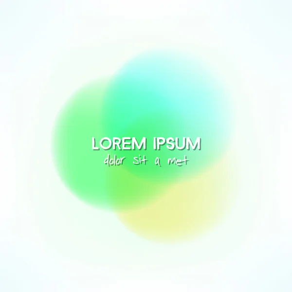 Sulu Boya tarzı daireler.