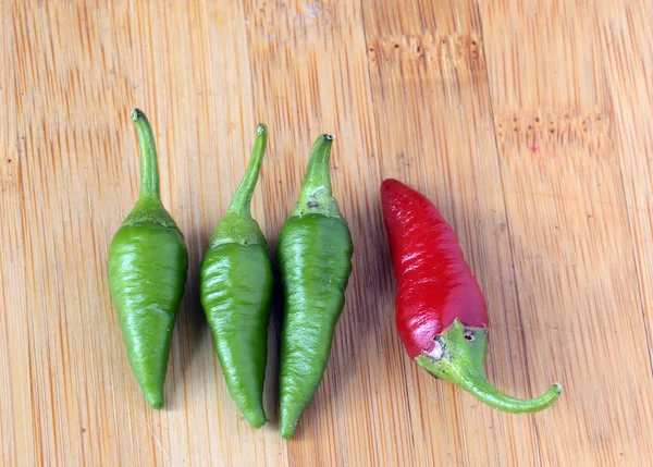 Různé chilli papričky Stock Snímky