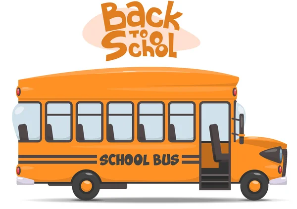 Schoolbus. — Stockvector