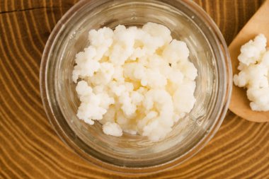 Organik probiyotik süt kefir taneleri