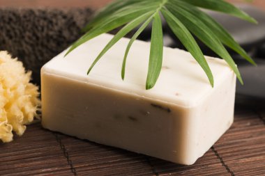 Doğal sabunla spa ayarları