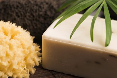 Doğal sabunla spa ayarları