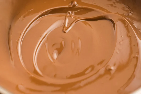 Background of melted milk chocolate — Stock Photo, Image