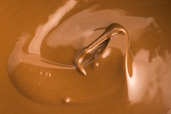 Background of melted milk chocolate — Stock Photo, Image