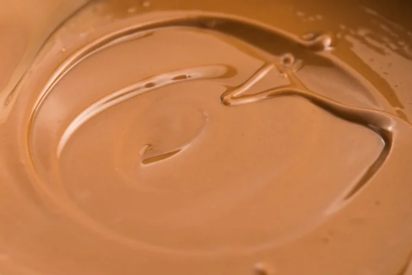 Background of melted milk chocolate — Stock Photo, Image