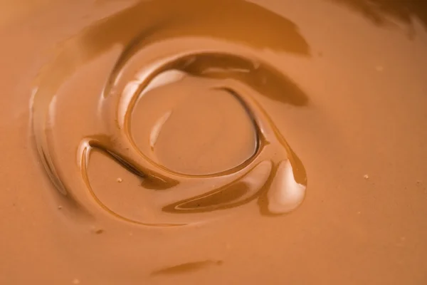 Erimiş sütlü çikolatanın arka planı — Stok fotoğraf