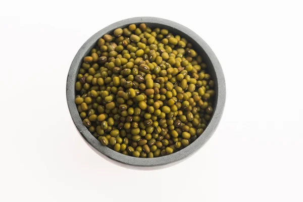 白の原料の緑豆 — ストック写真