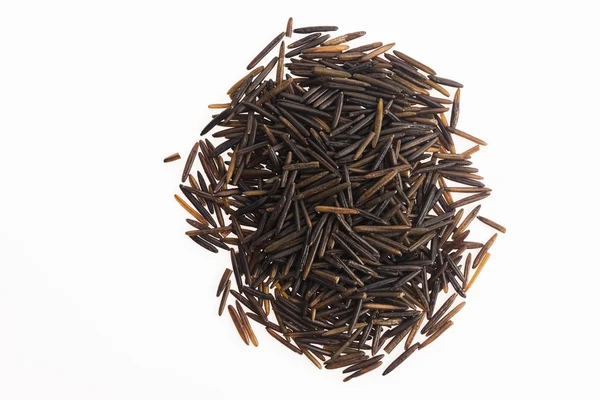 Wild rice on white — Stock Photo, Image