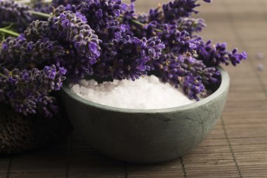 Lavanta spa öğeleri