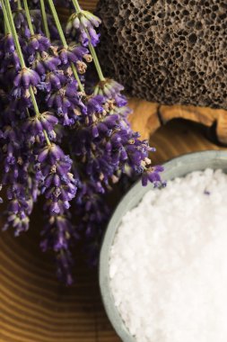 Lavanta spa öğeleri