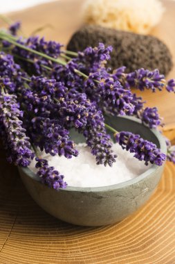 Lavanta spa öğeleri