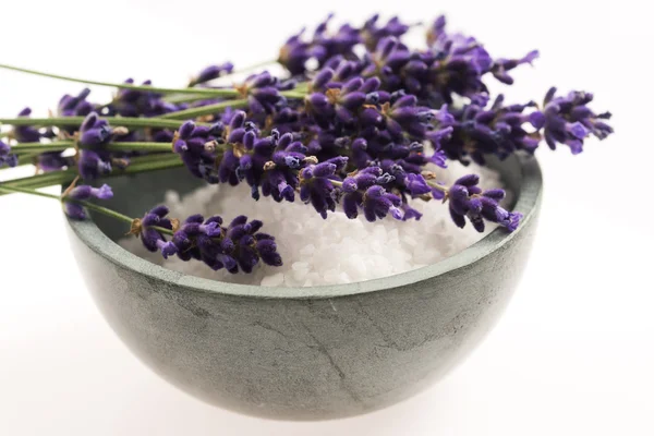 Artículos de spa de lavanda — Foto de Stock