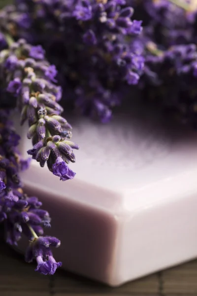 Wellnessartikel aus Lavendel — Stockfoto